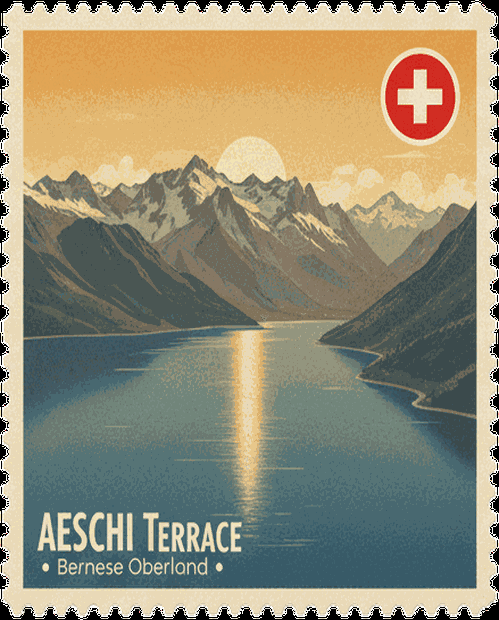 Aeschi Terrace stamp