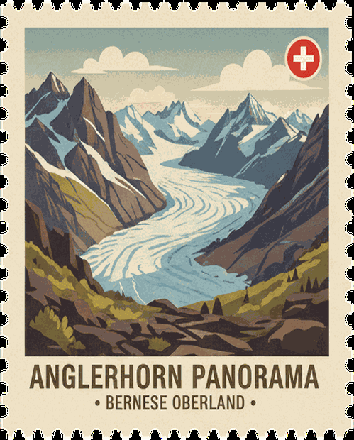 Anglerhorn Panorama stamp