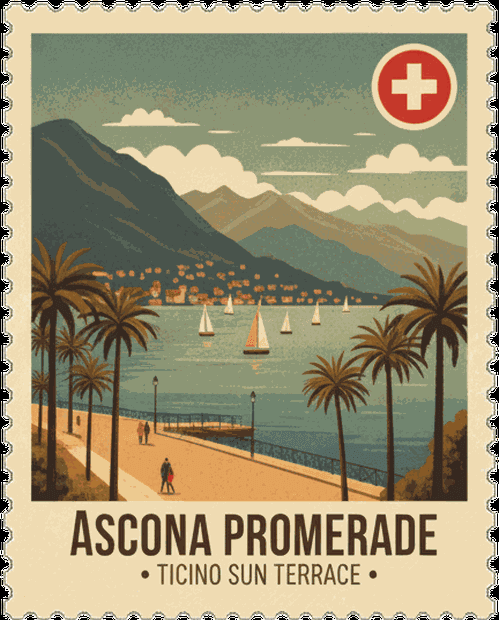 Ascona Promenade stamp