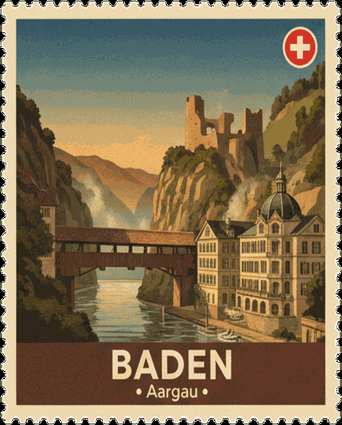 Baden stamp