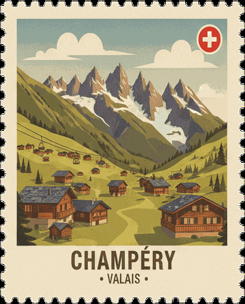 Champéry stamp