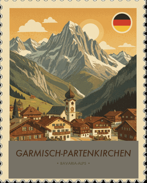 Garmisch-Partenkirchen stamp