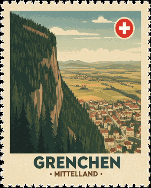 Grenchen stamp