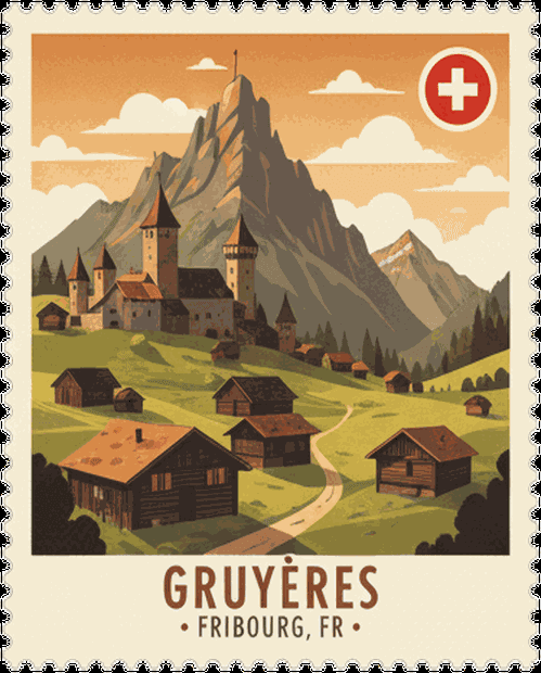Gruyeres stamp
