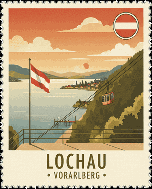 Lochau stamp
