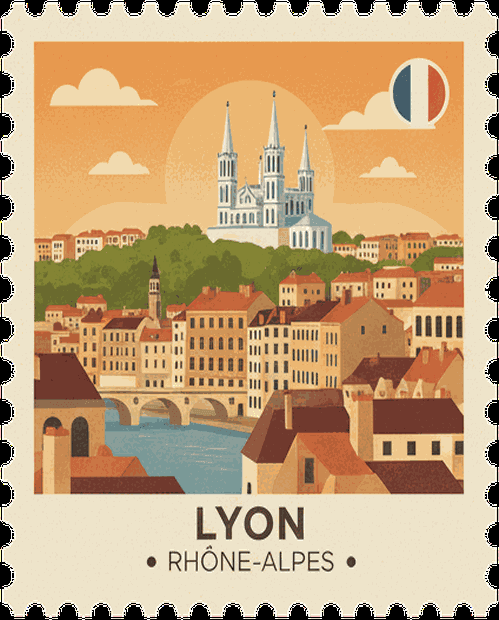 Lyon stamp