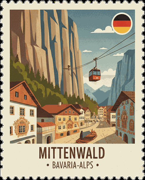 Mittenwald stamp