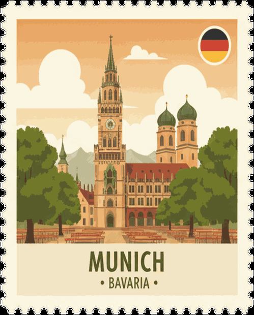 Munich stamp