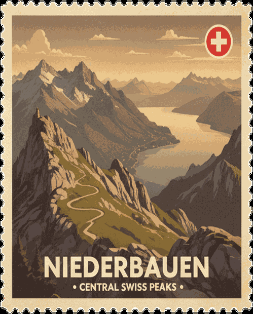 Niederbauen stamp