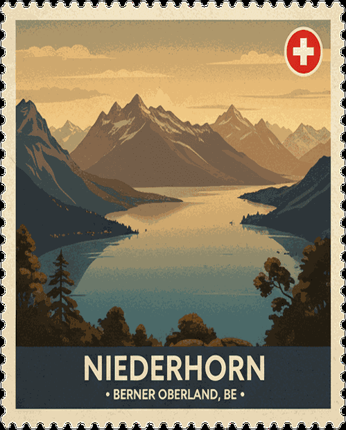 Niederhorn stamp