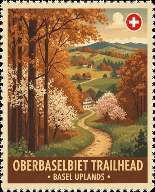 Oberbaselbiet Trailhead stamp