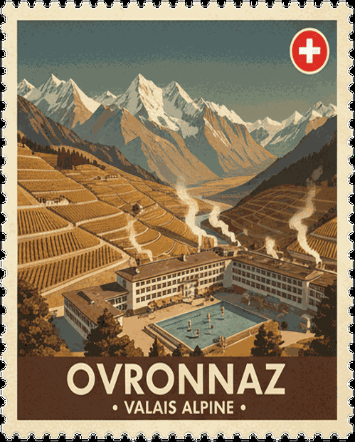 Ovronnaz stamp