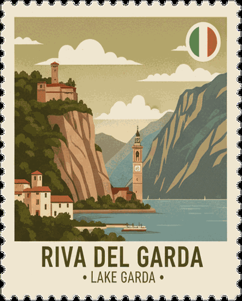 Riva del Garda stamp