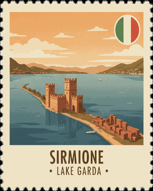 Sirmione stamp