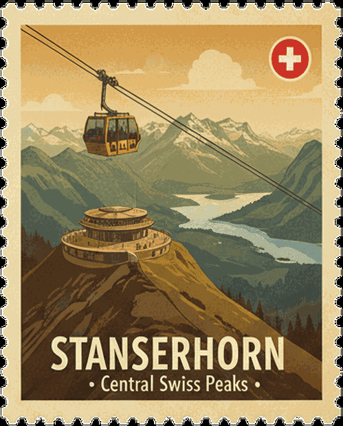 Stanserhorn stamp