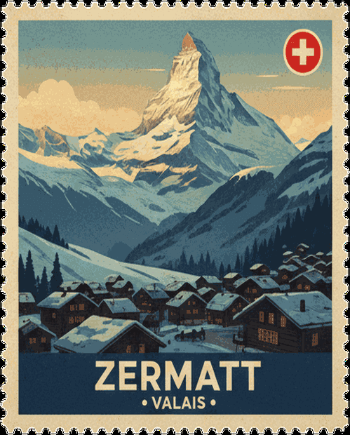 Zermatt stamp